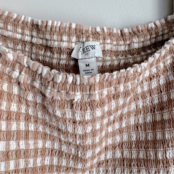 J.Crew Factory Flannel Smocked Top - Picture 6 of 9